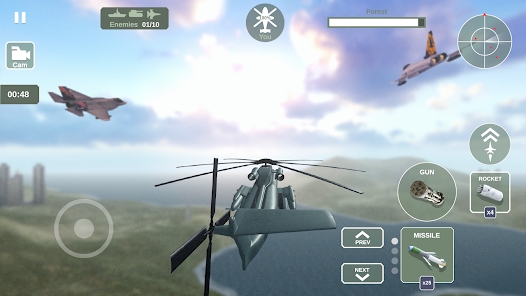 直升机模拟器天空战争安卓版截图4