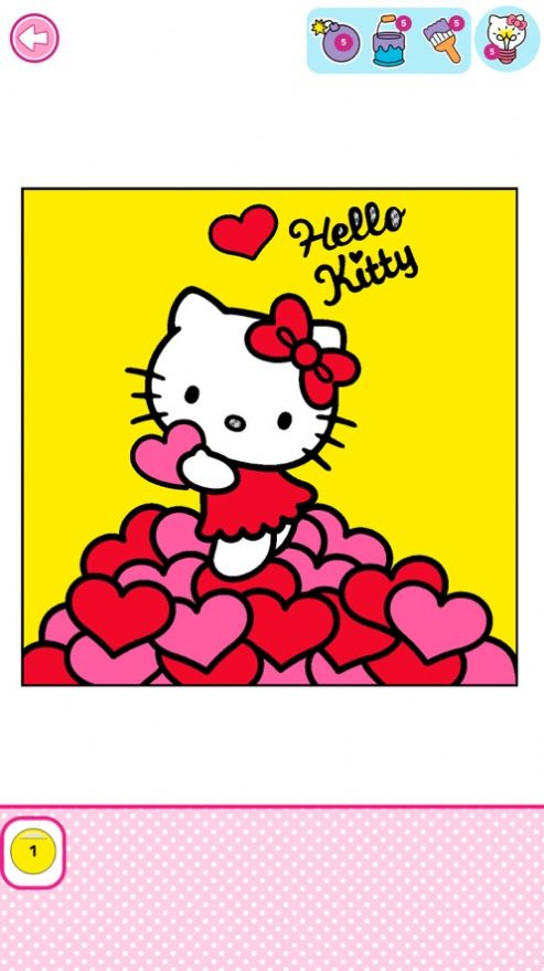 凯蒂猫儿童图画书游戏截图2