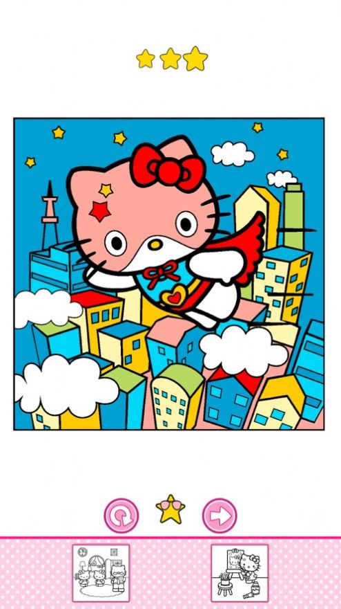 凯蒂猫儿童图画书游戏截图3