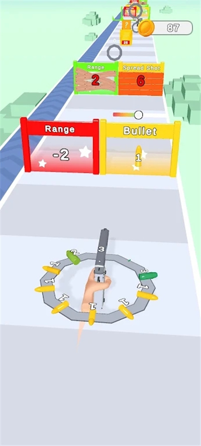 枪旋转跑酷游戏截图2