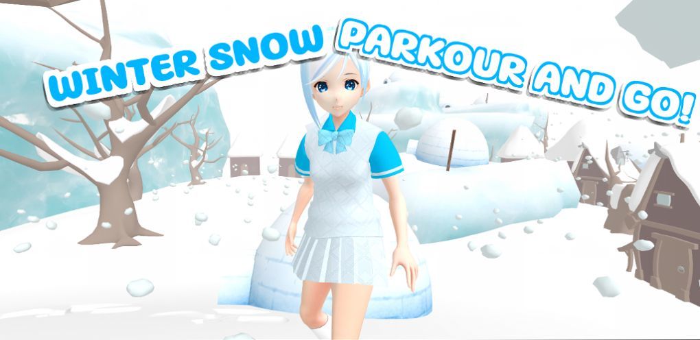 冬季冰雪奥比动漫女孩跑酷游戏安卓版最新截图3
