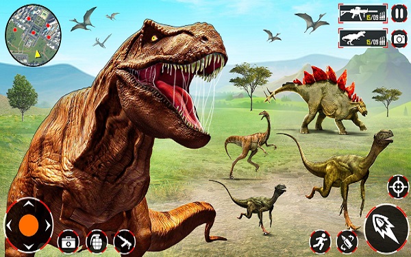 恐龙生存狩猎模拟器手机版下载-恐龙生存狩猎模拟器游戏下载v1.0.91图1
