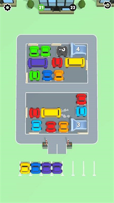 彩色停车拥堵截图2