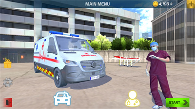 城市救护车漂移游戏下载-城市救护车漂移下载v1.2图2