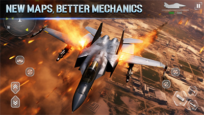 飞机对战无限金币版游戏下载-飞机对战免广告版下载v3.2.1图1