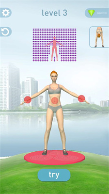 瑜伽少女3d游戏截图2