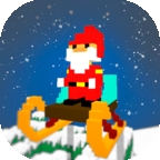 像素滑轮车圣诞游戏
