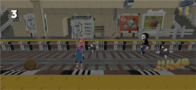 女孩地铁奔跑冒险最新安卓版下载-女孩地铁奔跑冒险手机版下载v1.0图1