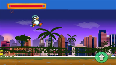 企鹅滑板无广告版游戏下载-企鹅滑板中文版下载v1图1