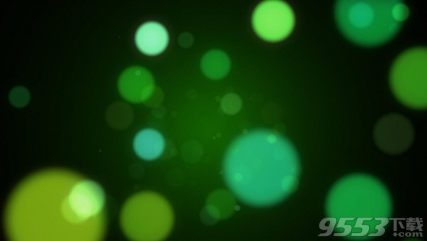 绿色光晕电脑屏保