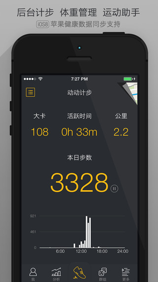 动动下载-动动运动减肥计步器iosv2.6.0iPhone/ipad官方最新版图1