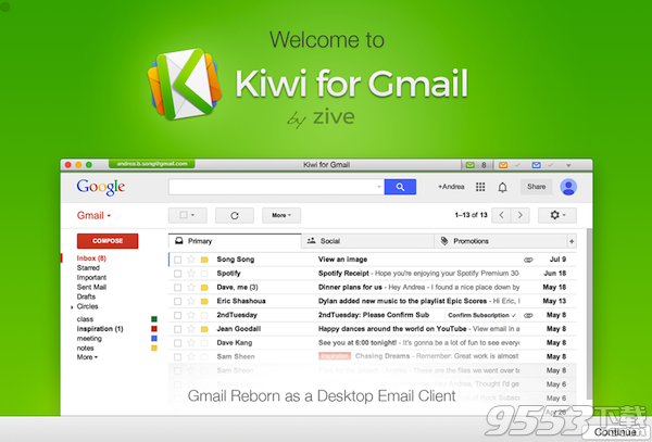 kiwi for Gmail