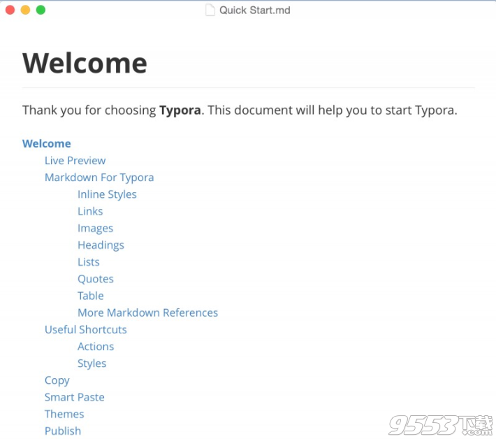 Mac平台免费极简编辑器：Typora   让Markdown写作更简单