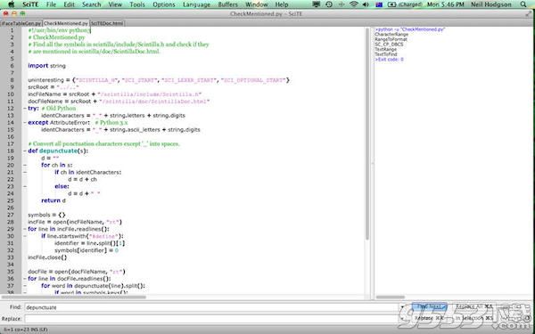 Scite mac版 