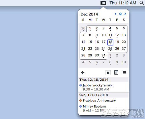 Itsycal for Mac(日历软件)