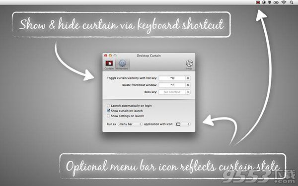 Desktop Curtain Mac版(隐藏桌面图标)