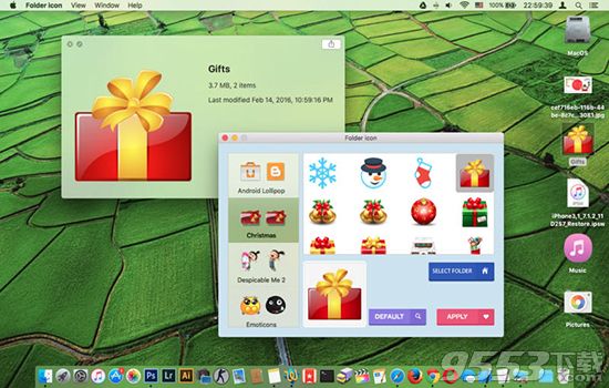 Folder icon designer Mac版 