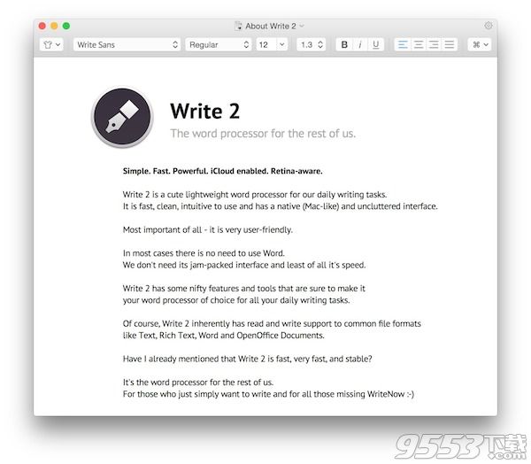 write for mac 