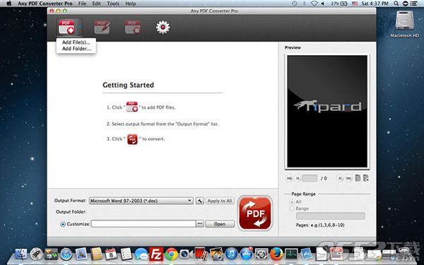 PDF万能格式转换器Mac版 