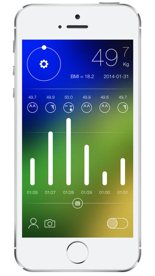 瘦身体重记iPhone版v1.0_体重记录app图3