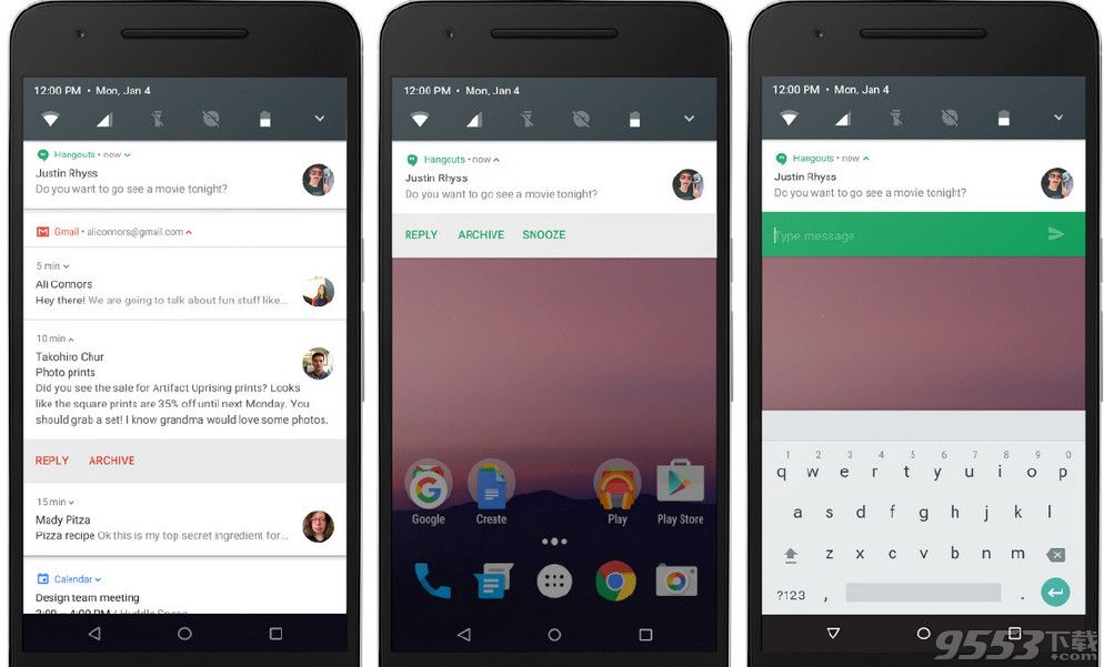 谷歌曝光android7.0操作界面   android7.0新增了什么功能