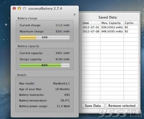 CoconutBattery for mac