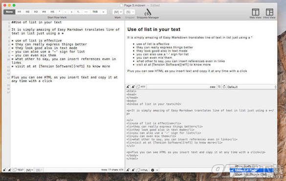 Easy Markdown for mac 