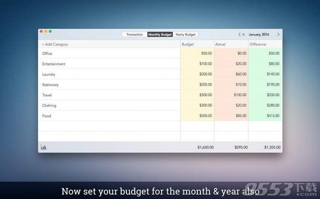 个人预算Personal Budget for Mac 
