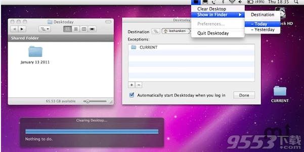 桌面整理软件Desktoday for mac 
