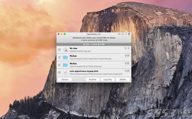软件卸载工具Appdelete Lite for Mac