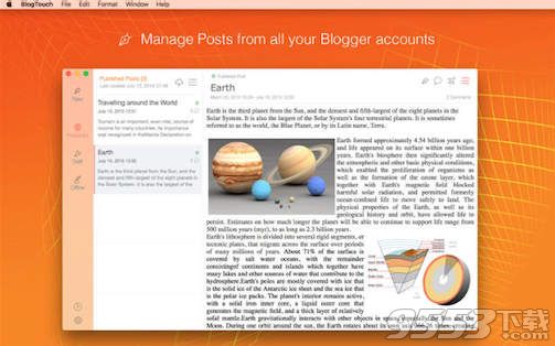 BlogTouch for Blogger for mac(博客编辑器)