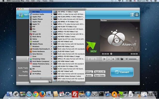 视频格式转换MOV Converter Pro for Mac