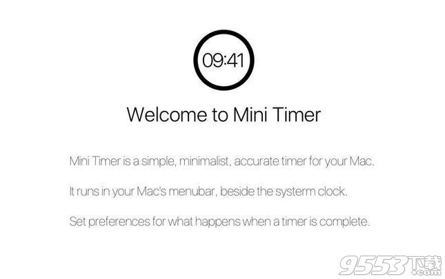 Mini Timer Mac版(计时器)