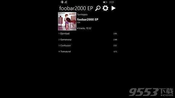 foobar2000 for Windows 10 Mobile