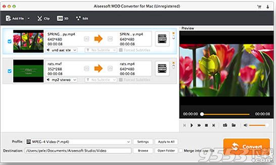 Aiseesoft MOD Converter Mac版(视频剪辑)