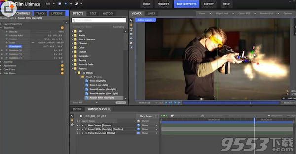 Hitfilm 3 pro for mac(视频剪辑软件)