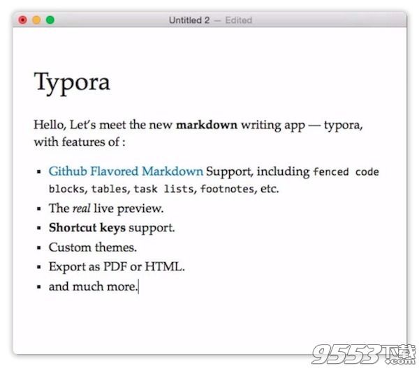 Typora for mac(文本编辑器)