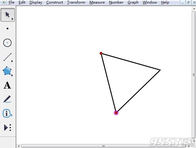几何画板怎么做等边三角形 几何画板画等边三角形教程