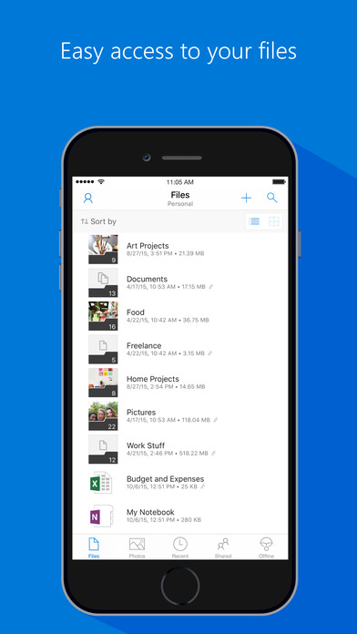 Microsoft OneDrive ios版截图5