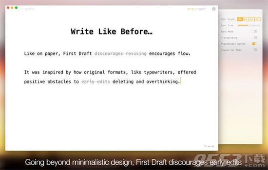 First Draft Mac版