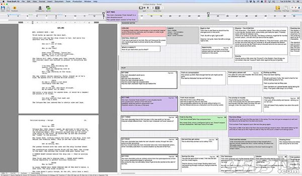 Final Draft 10 Mac版