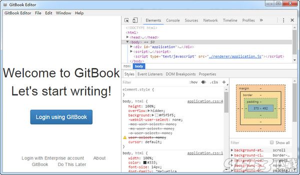 Gitbook editor windows
