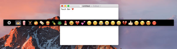 Touch Bar Demo App for mac
