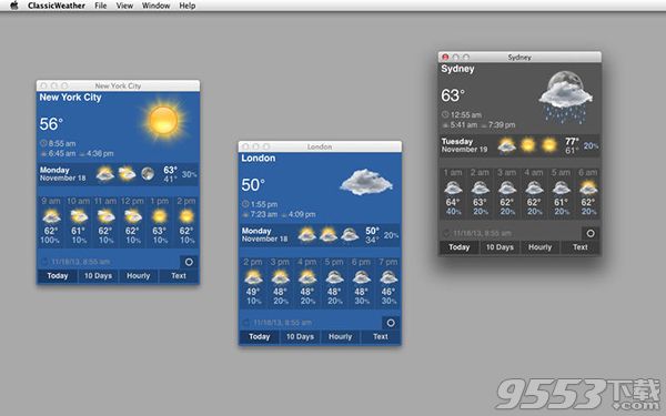 ClassicWeather HD Mac版