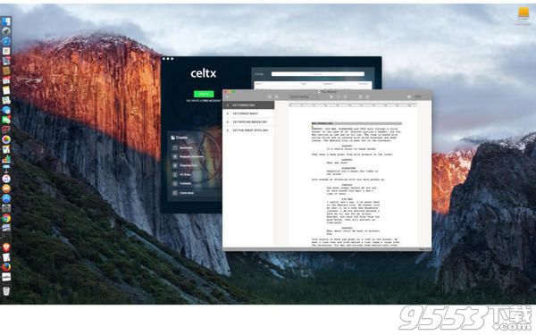 celtx script for mac