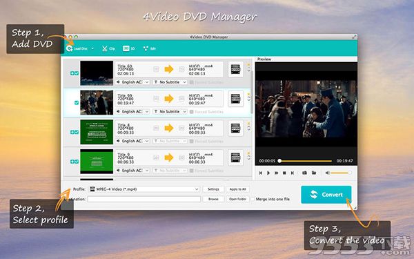 4Video DVD Manager Mac版