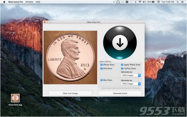 iSize Icons Pro for mac