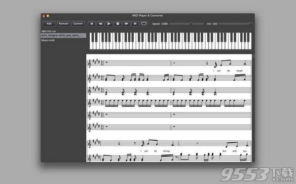 MIDI Player & Converter for mac