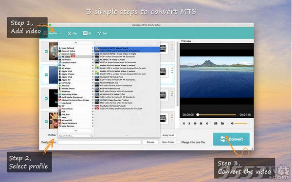 4Video MTS Converter for mac