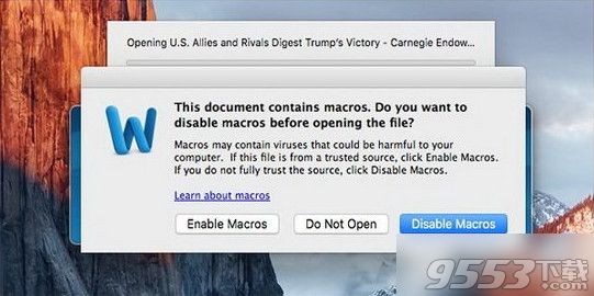Mac Word宏病毒怎么清除 如何删除Mac Word宏病毒